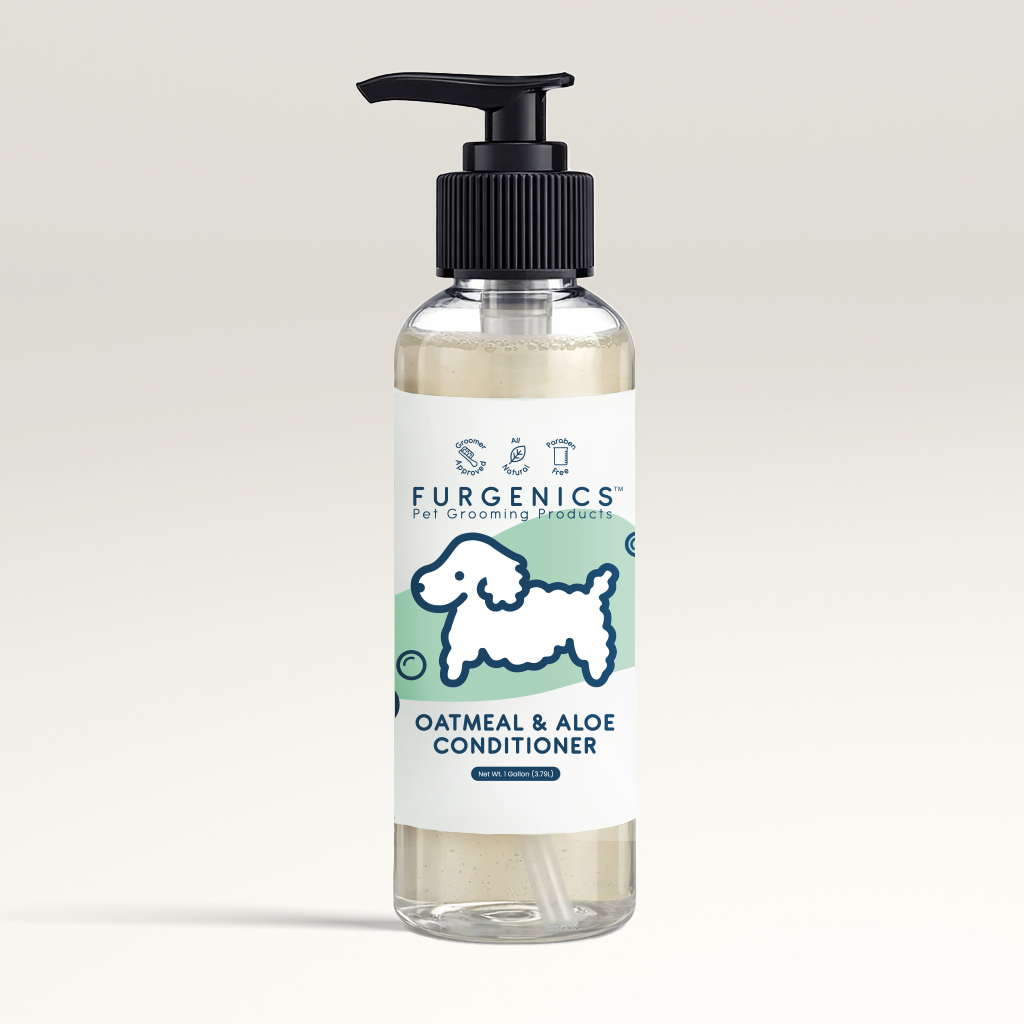 Oatmeal & Aloe Dog Conditioner For Grooming Professionals - 8oz Sample — 8oz sample for the Furgenics Groomer Program