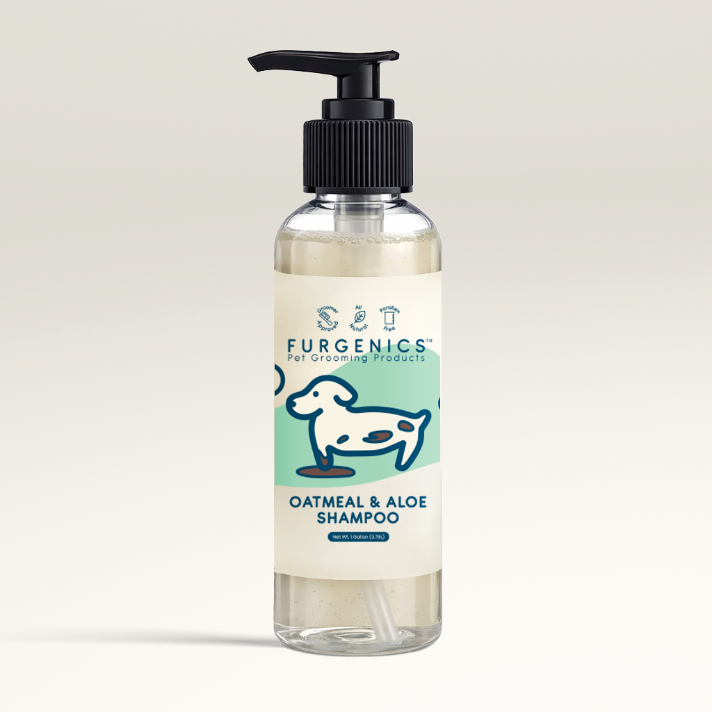 Oatmeal & Aloe Shampoo Professional Dog Grooming Shampoo - 8oz Sample — 8oz sample for the Furgenics Groomer Program